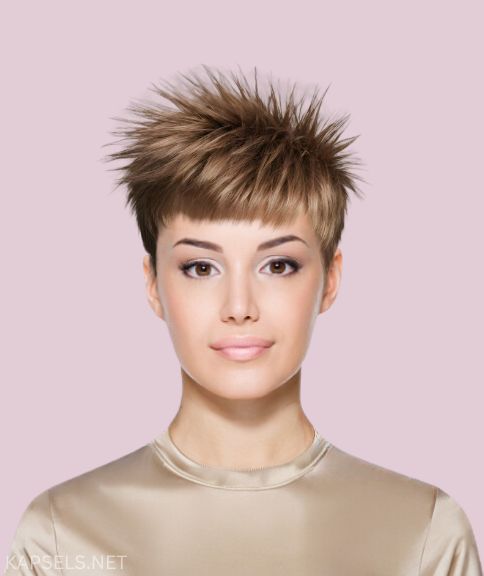 Stekelige pixie cut